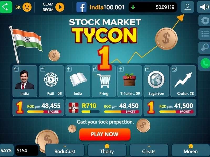 Indian Stock Market Game Interface